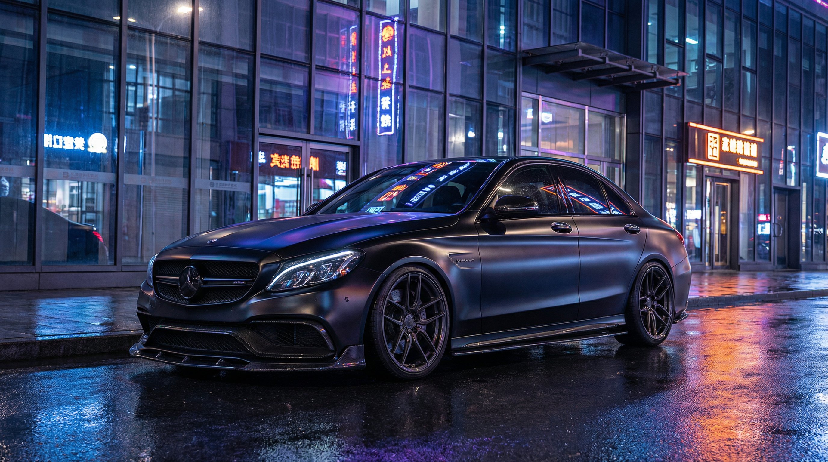 蜜桃传媒奔驰C63改装视频